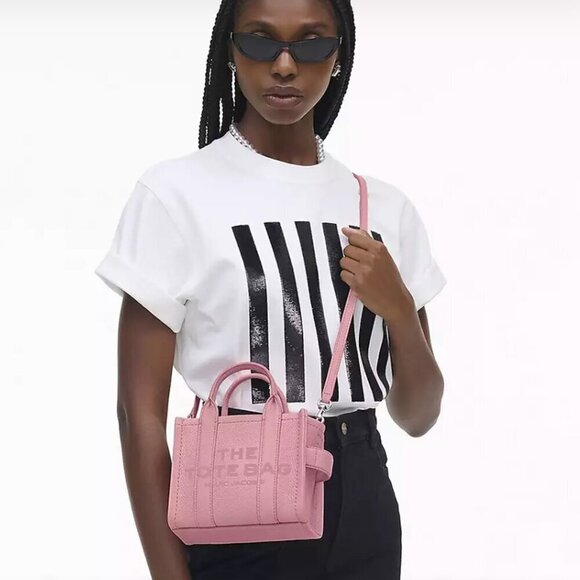 NWT! NEW! Marc Jacobs The Tote Leather Mini Crossbody -6 Colors - Picture 16 of 16